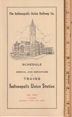 Indianapolis Union Railway 1948