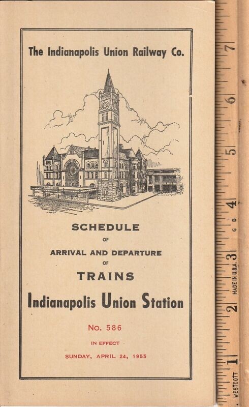 Indianapolis Union Railway 1955