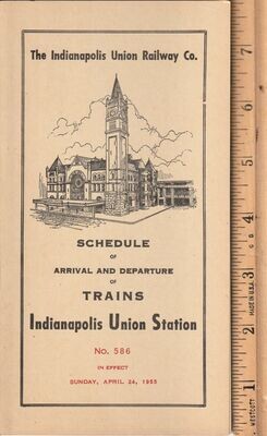 Indianapolis Union Railway 1955