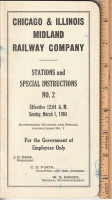 Chicago & Illinois Midland Railway 1964