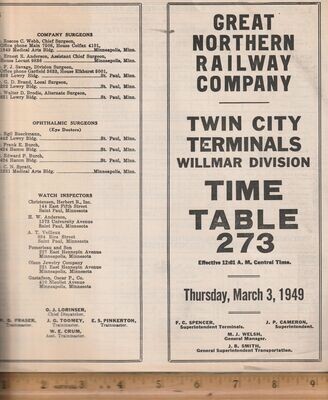 Great Northern Twin City Terminals 1949