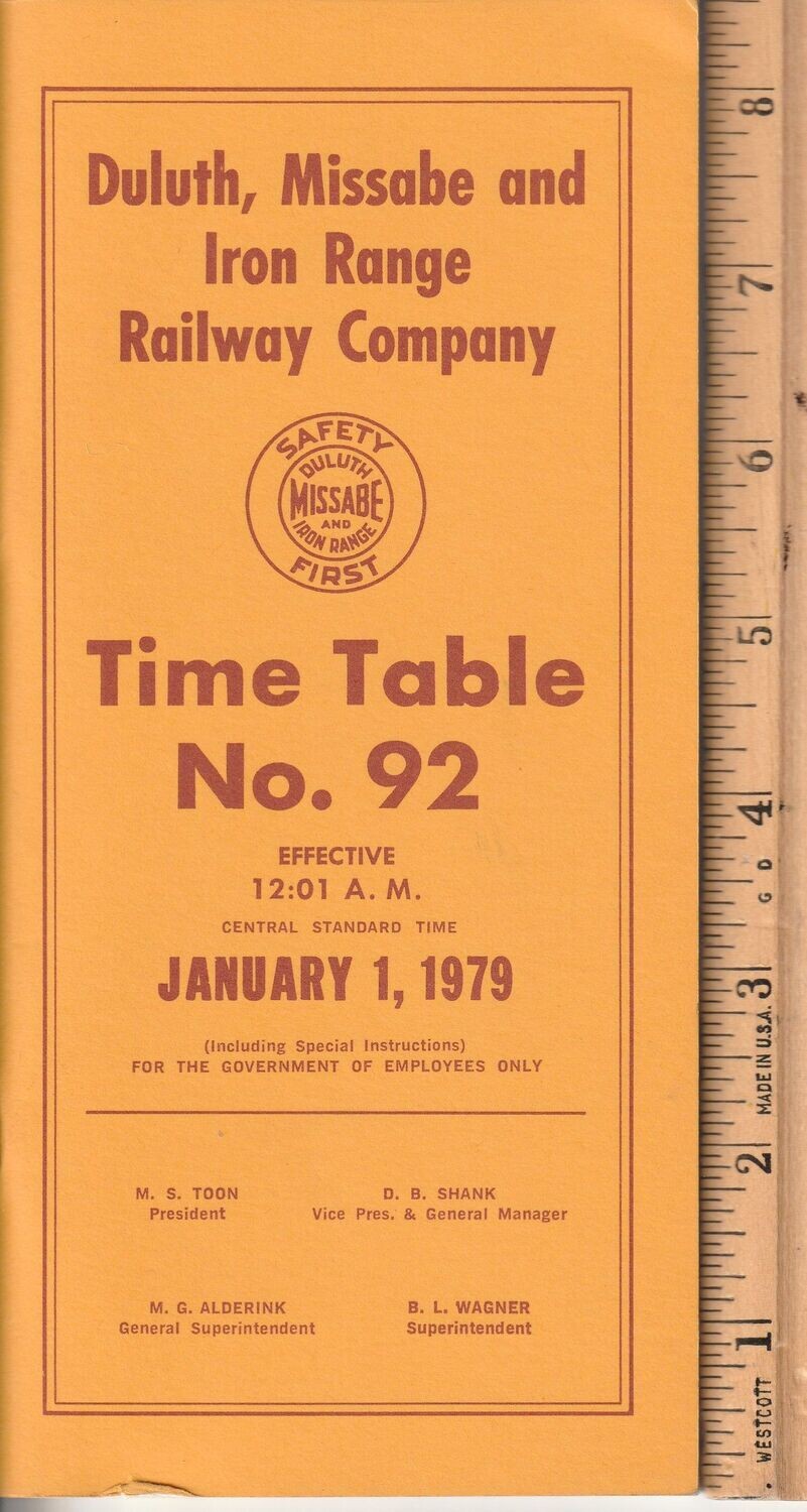 Duluth, Missabe and Iron Range Railway 1979