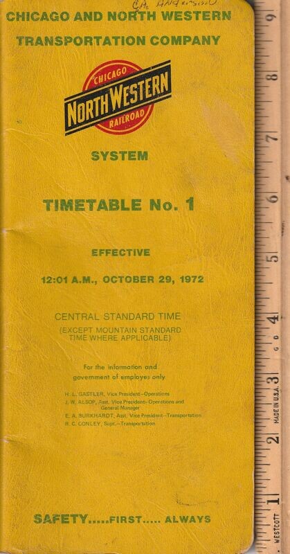 Chicago & North Western Transportation Co. 1972