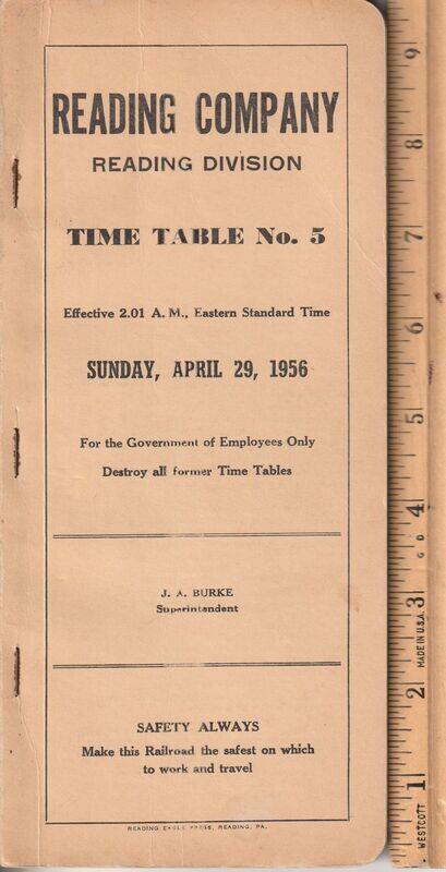 Reading Reading Division 1956