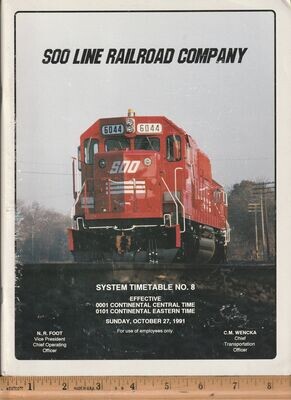 Soo Line Railroad 1991
