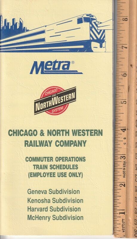 Metra - Chicago & North Western 1995