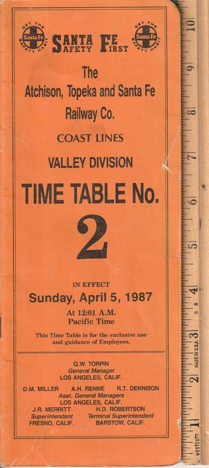 Santa Fe Valley Division 1987