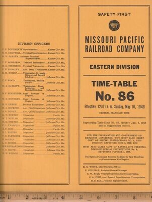 Missouri Pacific Eastern Division 1948