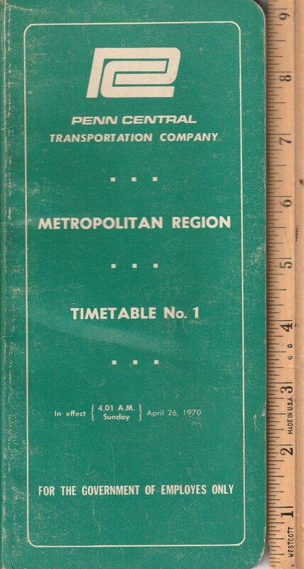 Penn Central Metropolitan Region 1970
