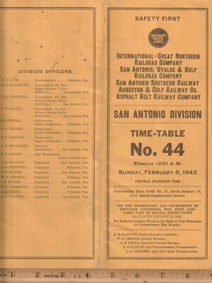 International-Great Northern San Antonio Division 1942