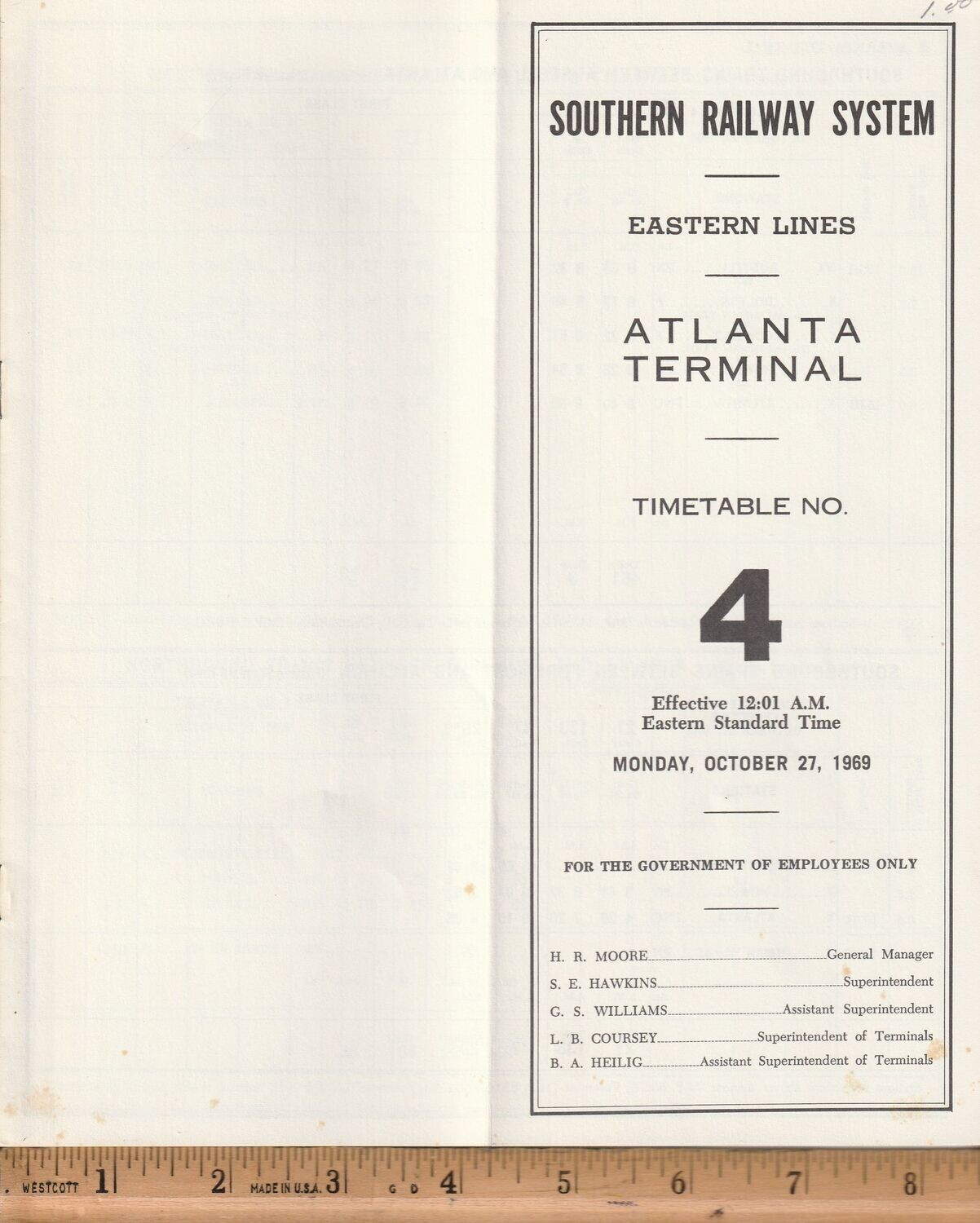 Southern Atlanta Terminal 1969