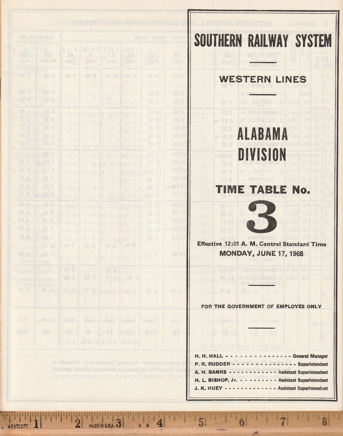 Southern Alabama Division 1968