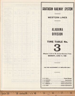 Southern Alabama Division 1968