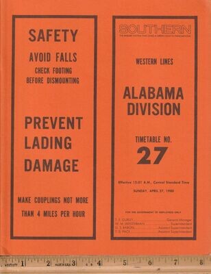 Southern Alabama Division 1980