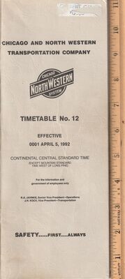 Chicago & North Western Transportation Co. 1992