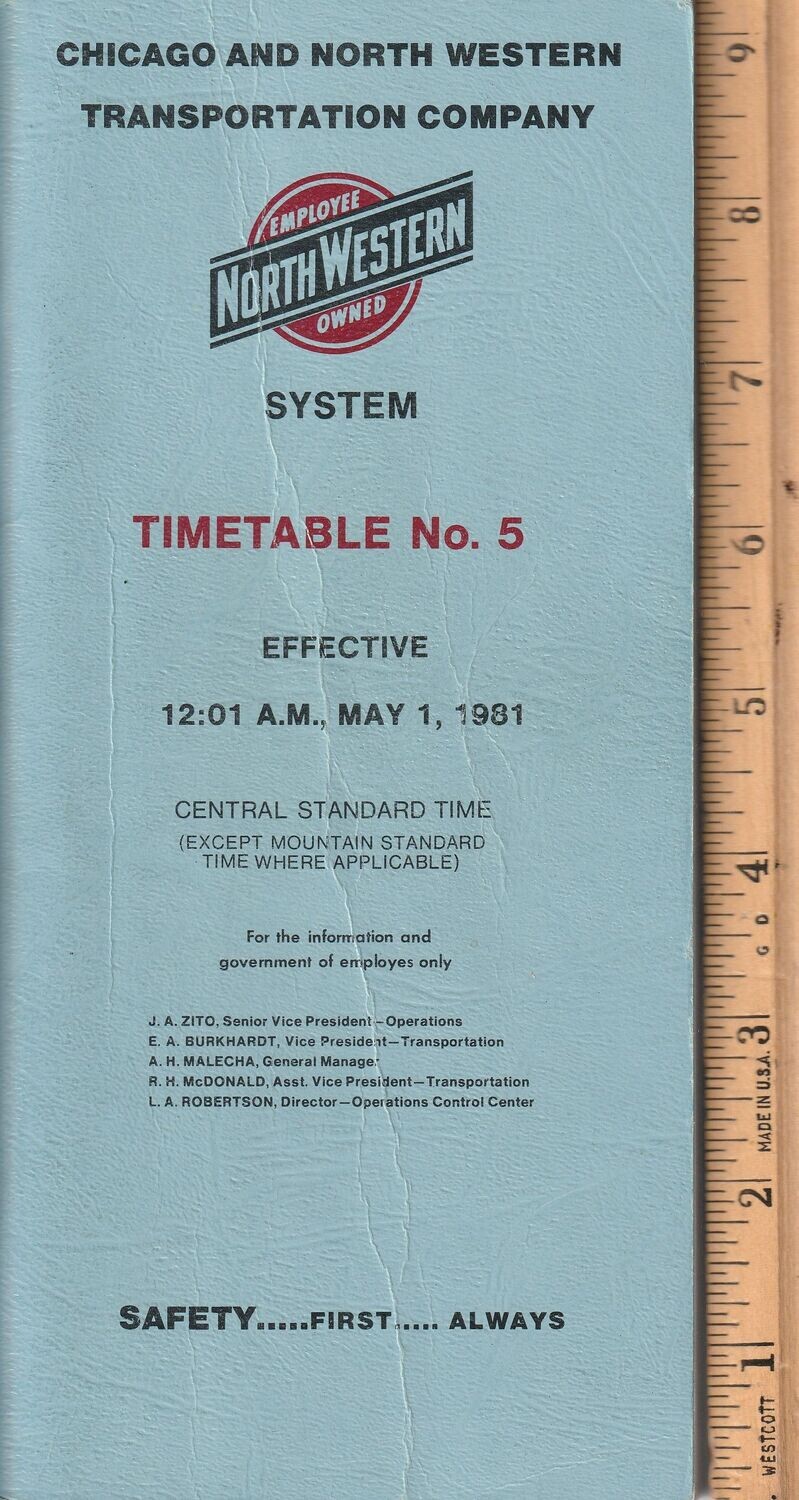 Chicago & North Western Transportation Co. 1981