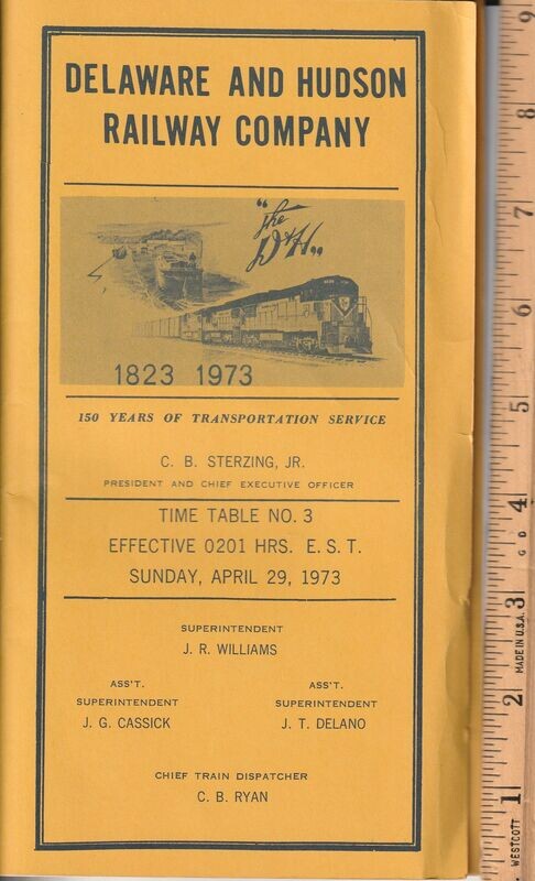 Delaware and Hudson Railway 1973