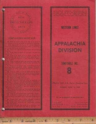 Southern Appalachia Division 1983