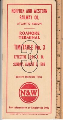 Norfolk & Western Roanoke Terminal 1969