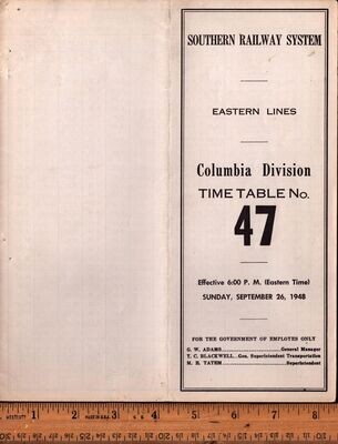 Southern Columbia Division 1948
