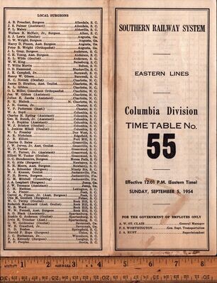 Southern Columbia Division 1954