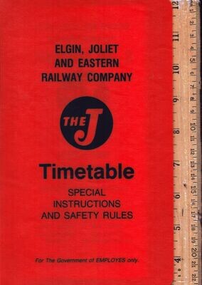 Elgin, Joliet and Eastern Railway 1986