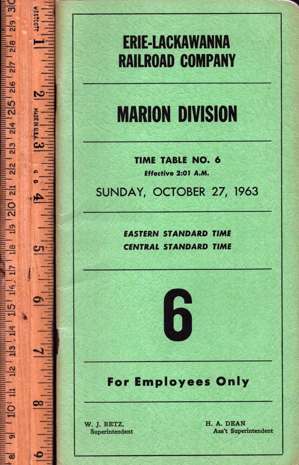 Erie-Lackawanna Marion Division 1963