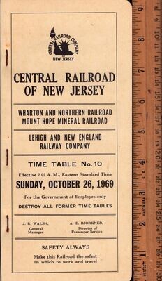 Central Railroad of New Jersey 1969