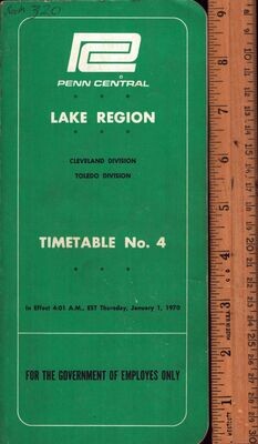 Penn Central Lake Region 1970
