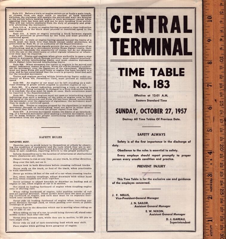 Central Terminal (Toledo, Ohio) 1957