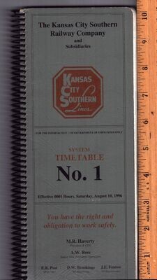 Kansas City Southern Railway 1996