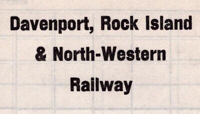 Davenport, Rock Island & North-Western Railway