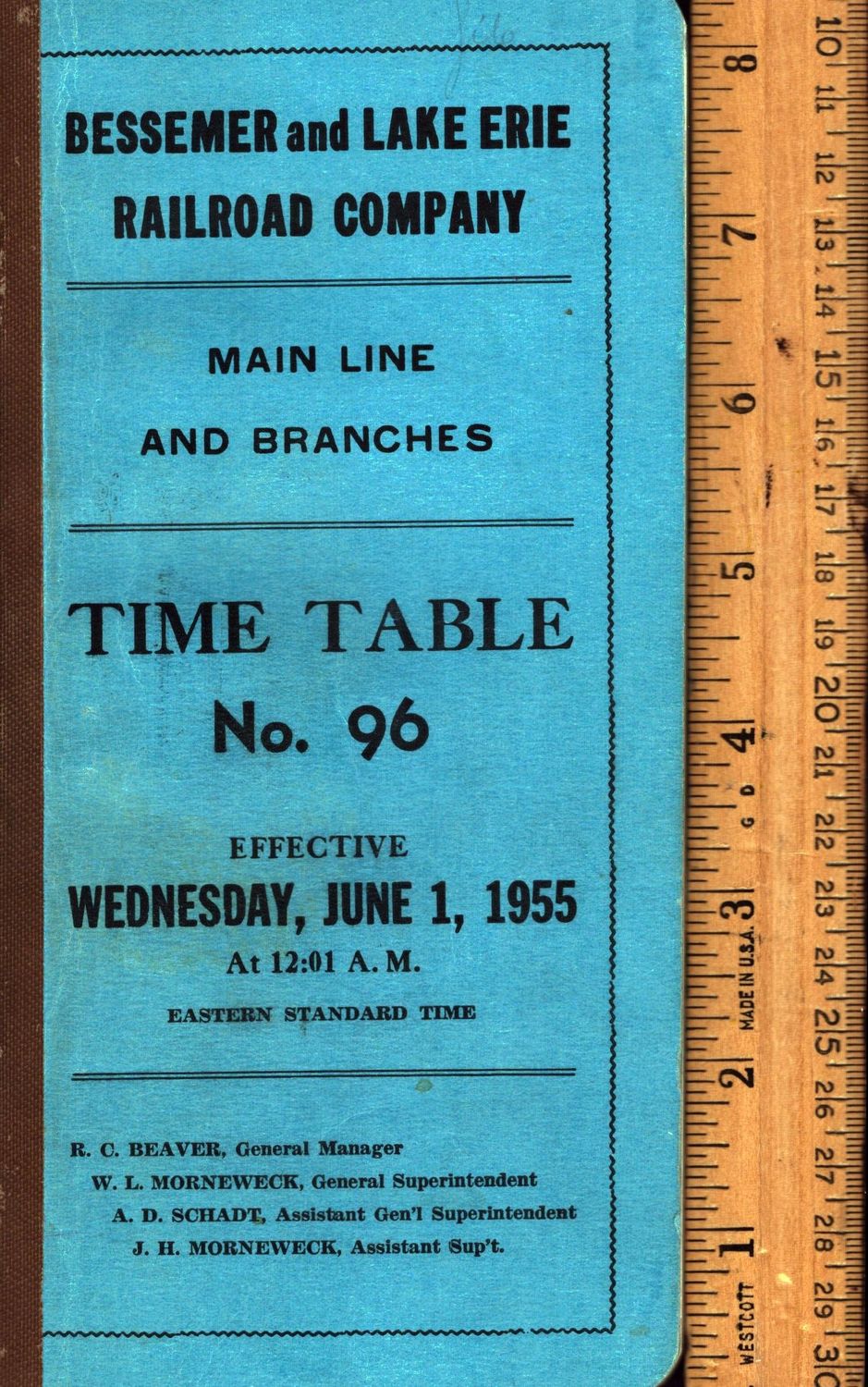 Bessemer & Lake Erie Railroad 1955