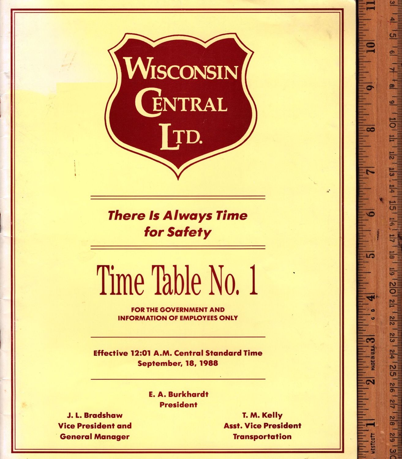 Wisconsin Central Ltd. 1988