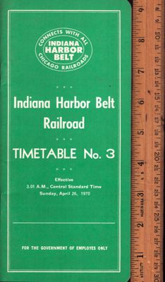 Indiana Harbor Belt Railroad 1970