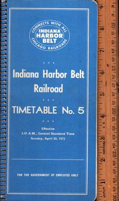 Indiana Harbor Belt Railroad 1972