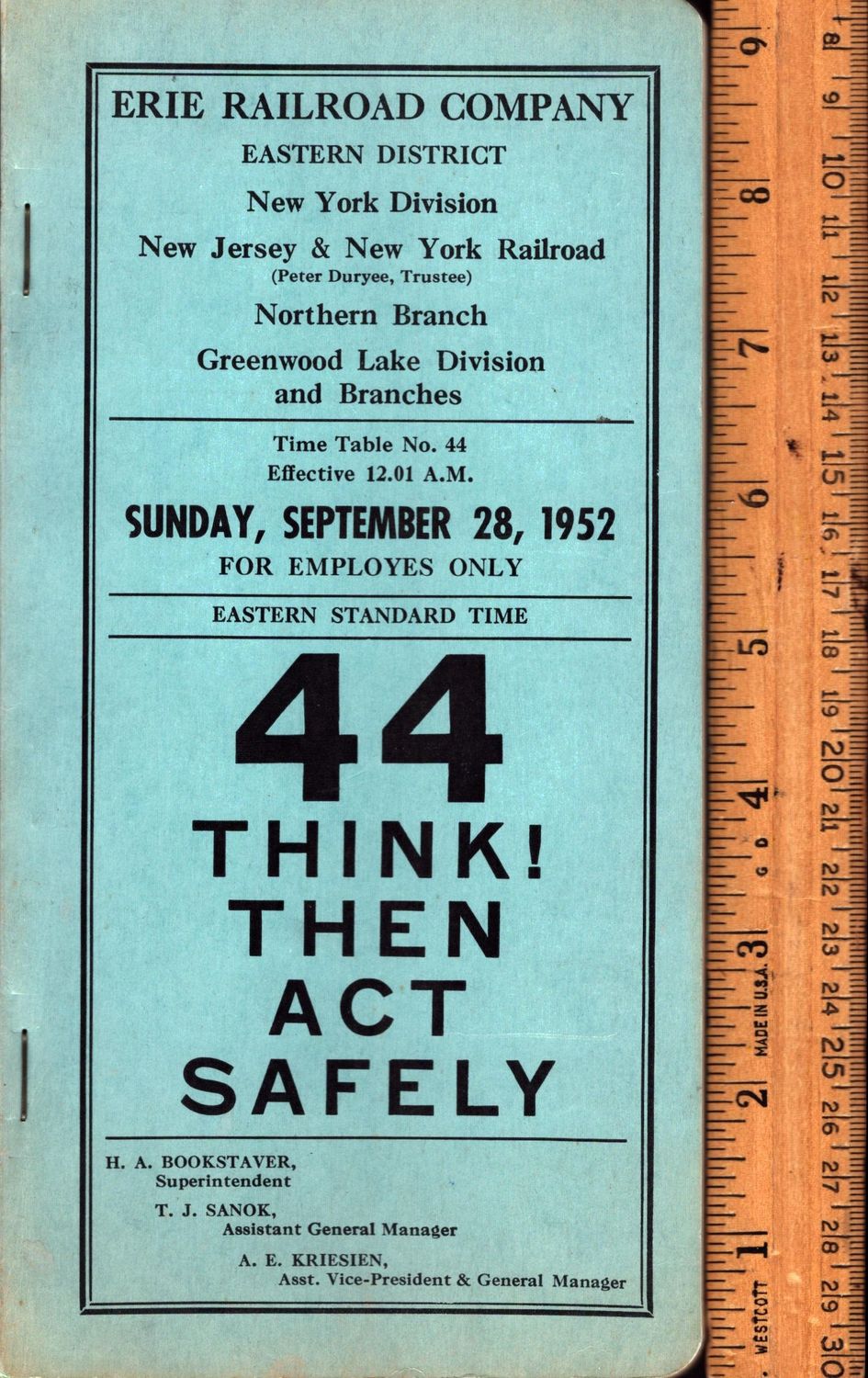 Erie Eastern District 1952