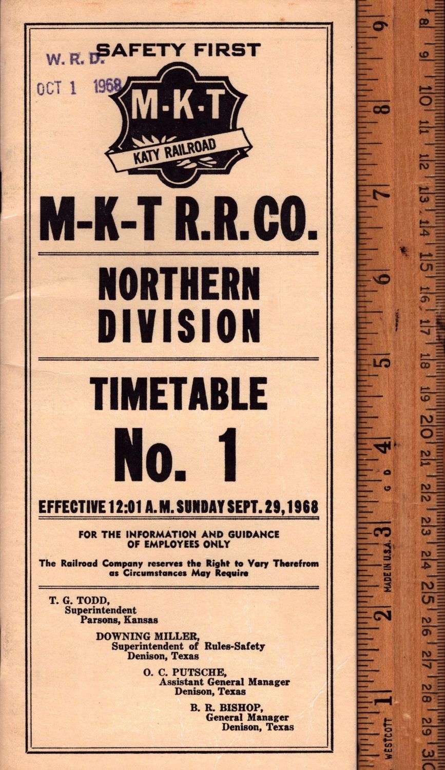 Missouri-Kansas-Texas Northern Division 1968