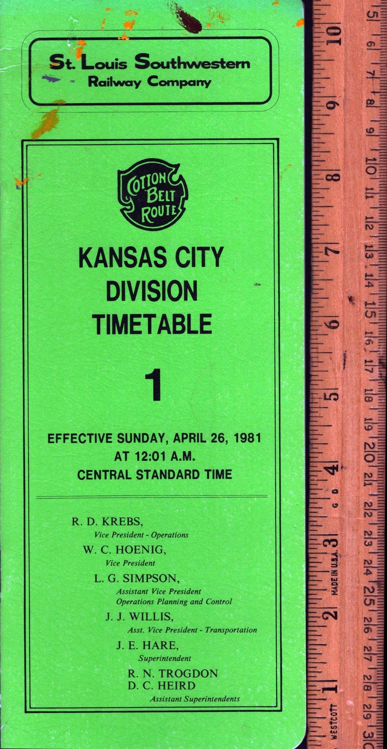 St. Louis Southwestern Kansas City Division 1981