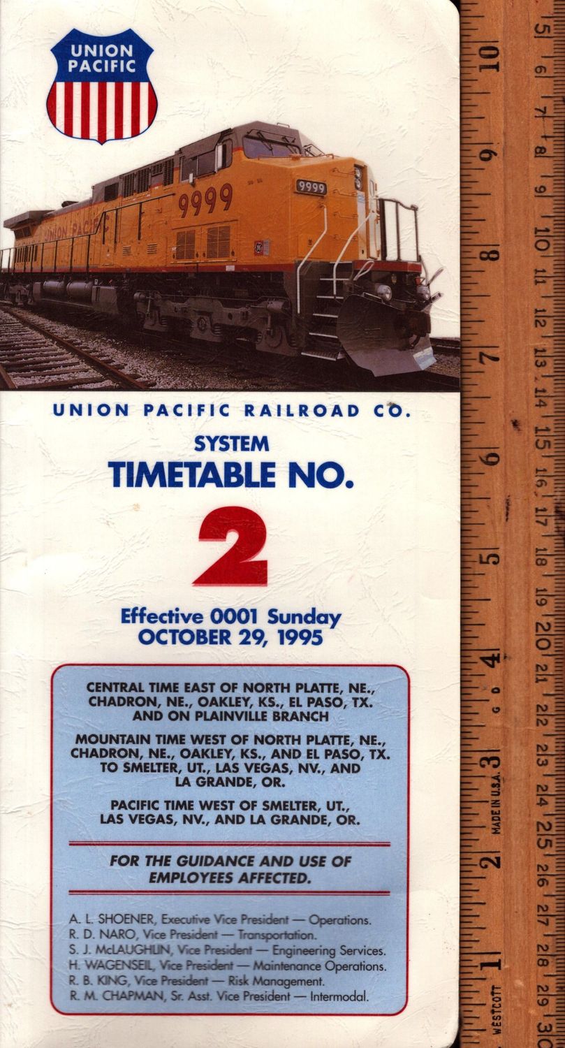 Union Pacific Railroad 1995