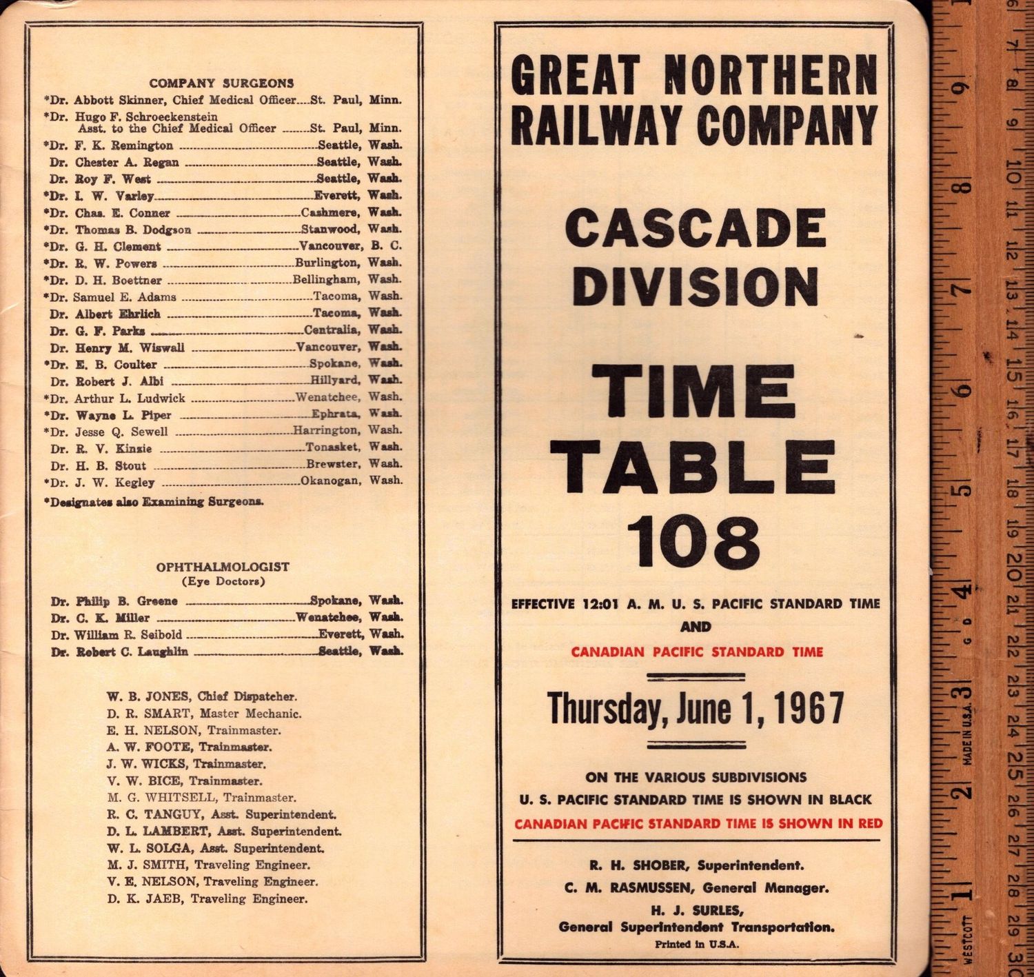 Great Northern Cascade Division 1967