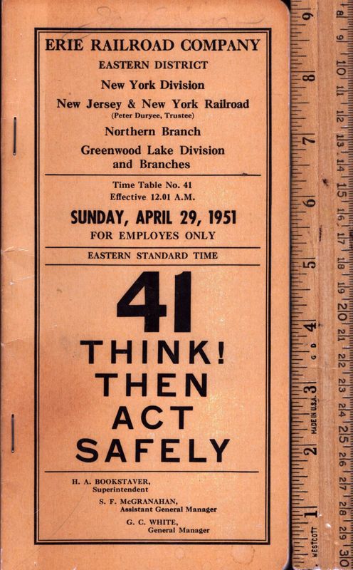Erie Eastern District 1951