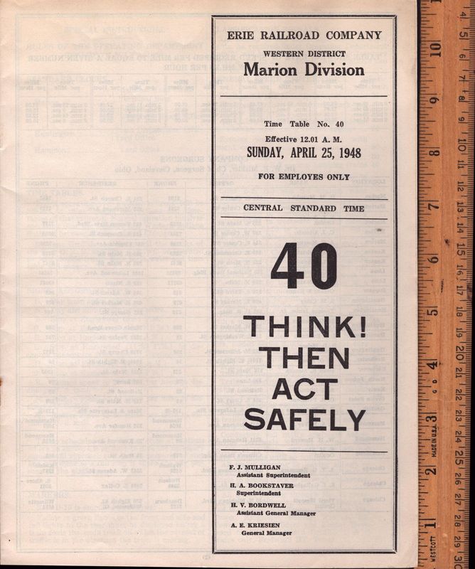 Erie Marion Division 1948