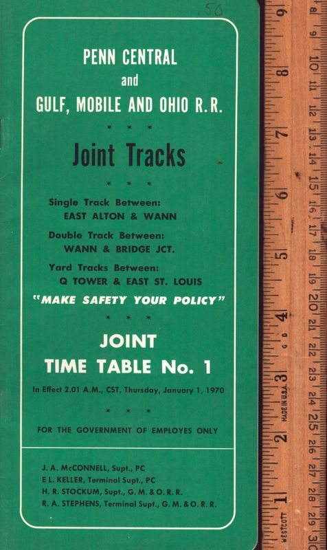 Penn Central / Gulf, Mobile and Ohio Joint 1970