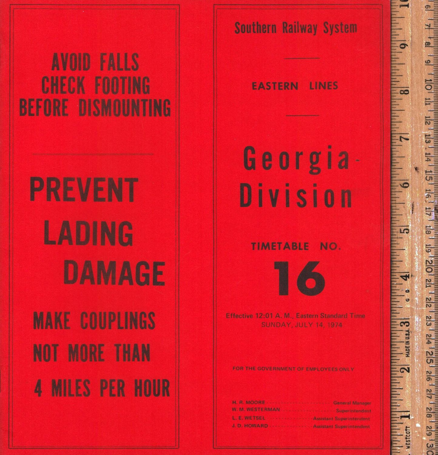 Southern Georgia Division 1974