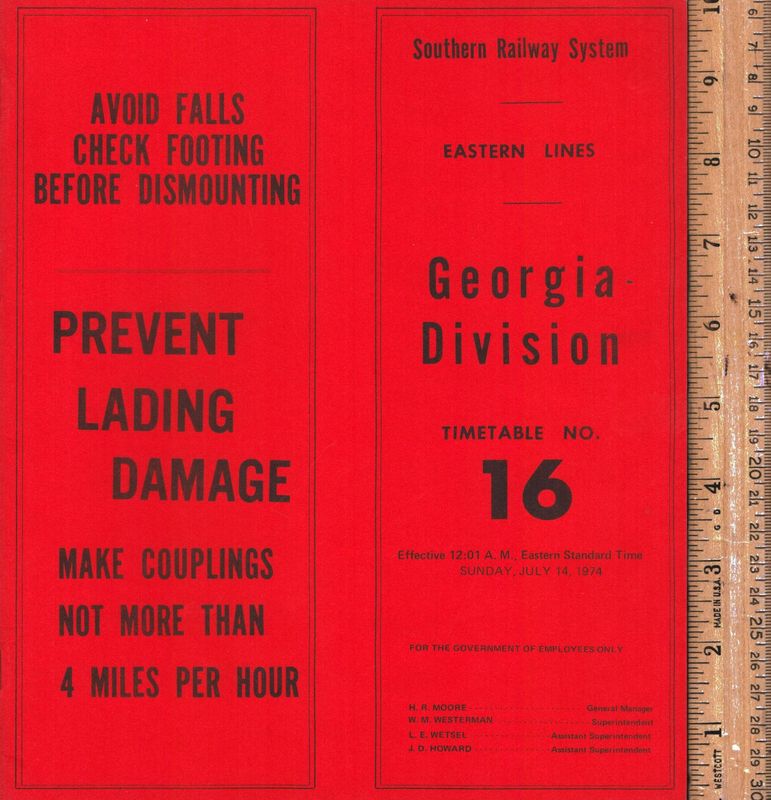 Southern Georgia Division 1974