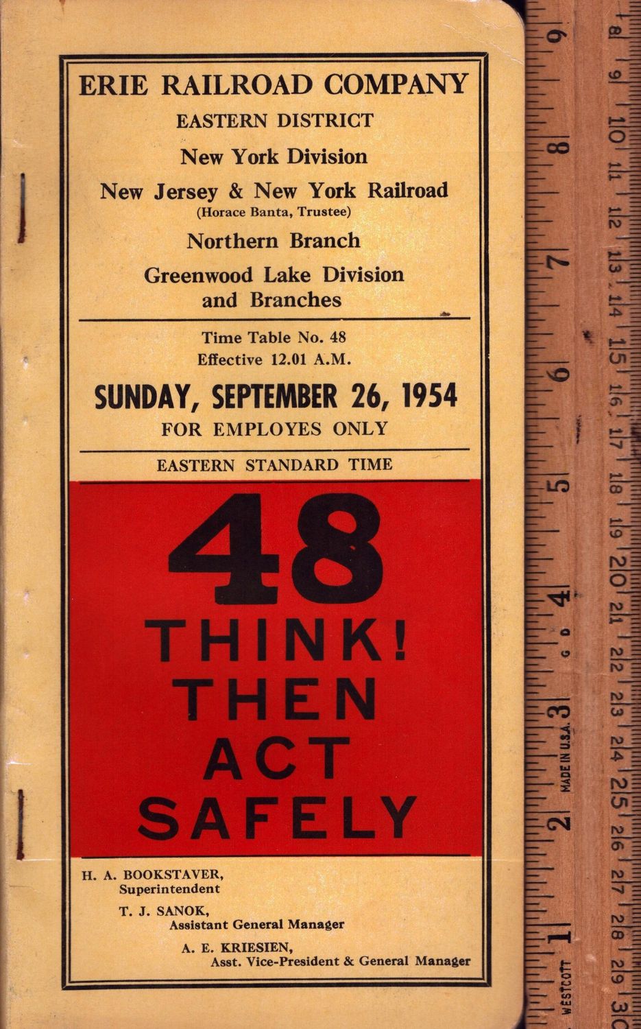 Erie Eastern District 1954