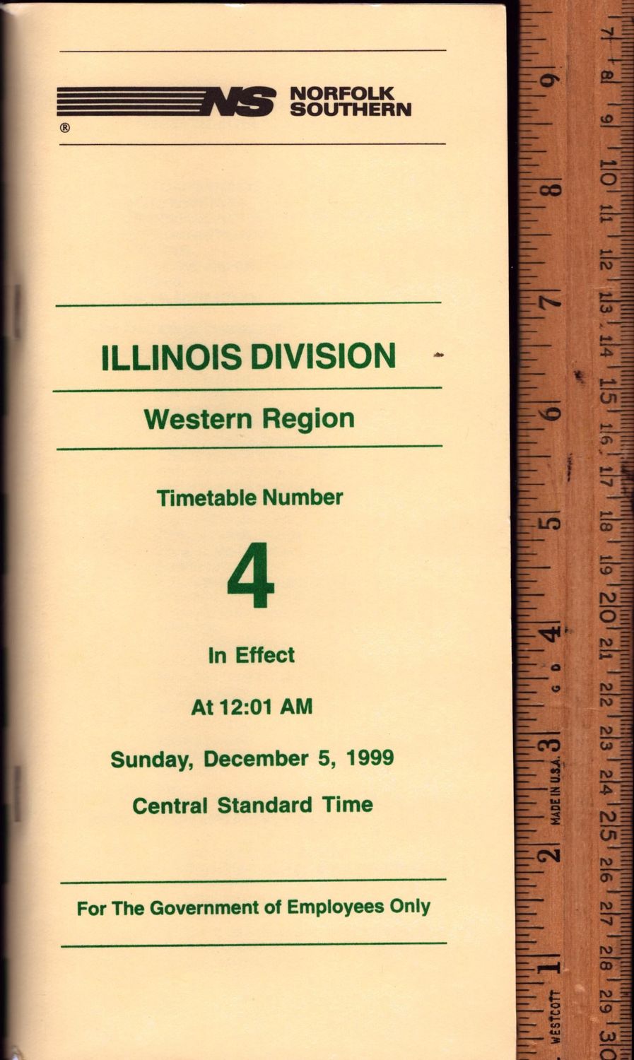 Norfolk Southern Illinois Division 1999