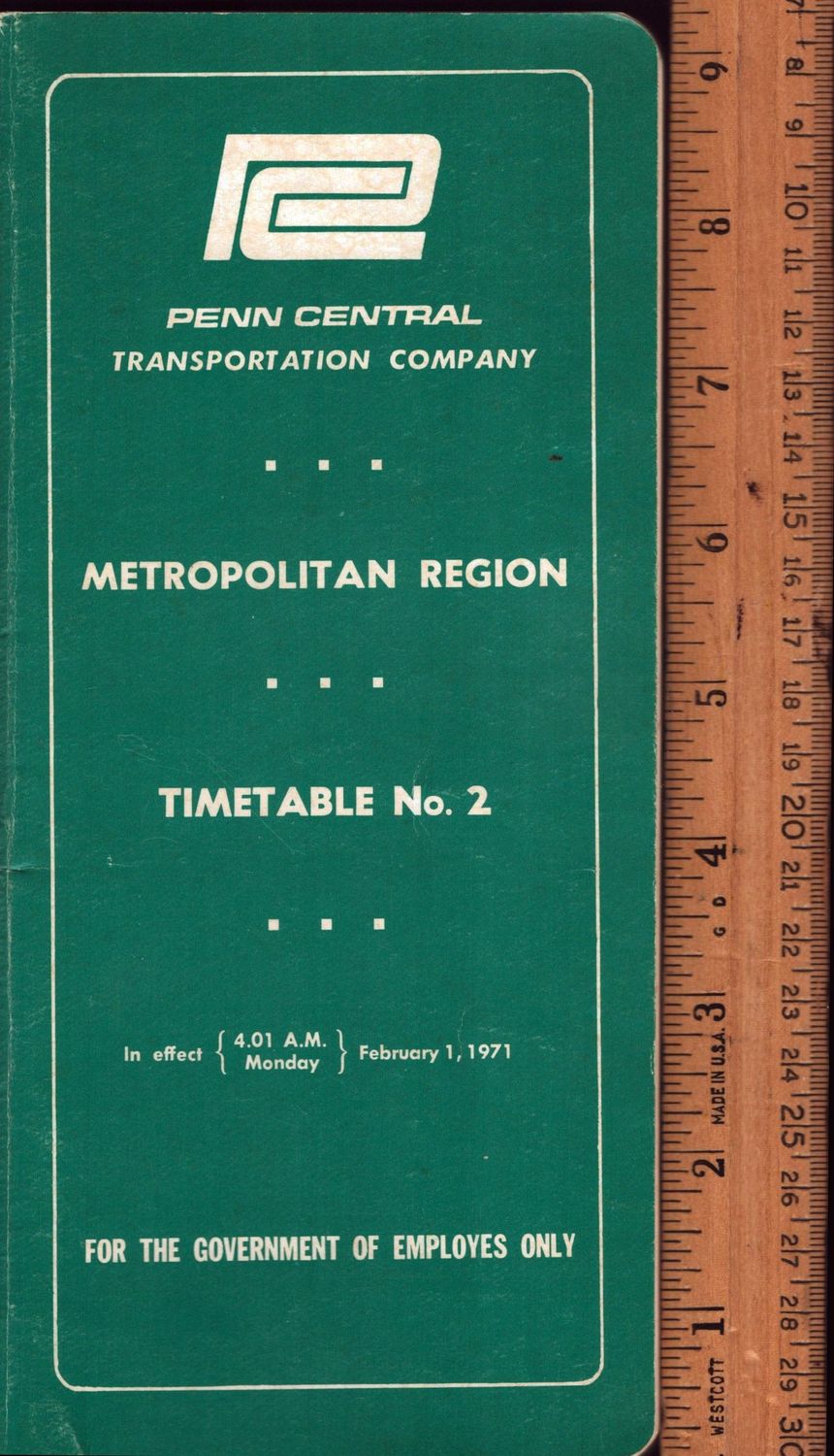 Penn Central Metropolitan Region 1971