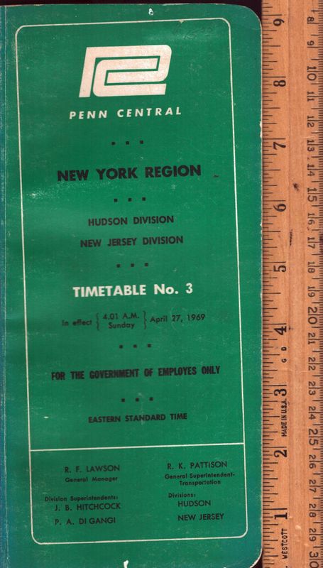 Penn Central New York Region 1969